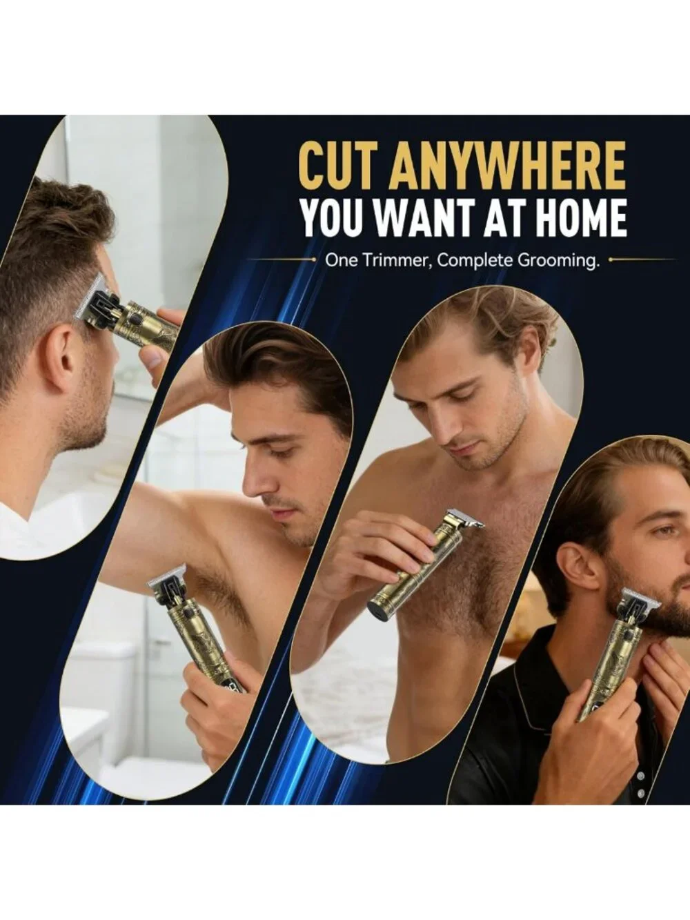 Vintage Beard & Hair Trimmer for Men, Next-Gen Clippers, Precision Grooming Tool